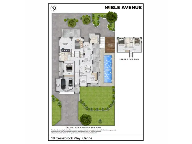 Floorplan of Homely house listing, 10 Cressbrook Way, Carine WA 6020