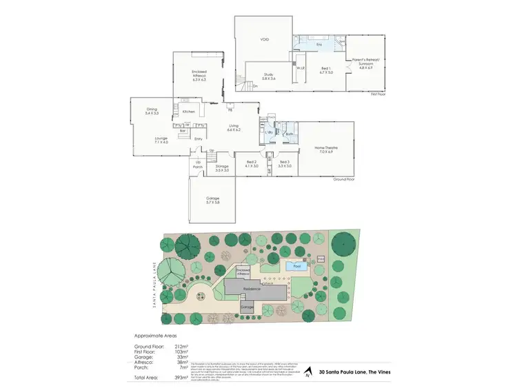 Floorplan of Homely house listing, 30 Santa Paula Lane, The Vines WA 6069