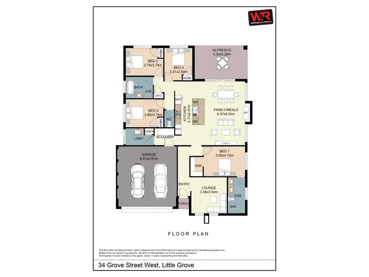 Floorplan of Homely house listing, 34 Grove Street West, Little Grove WA 6330