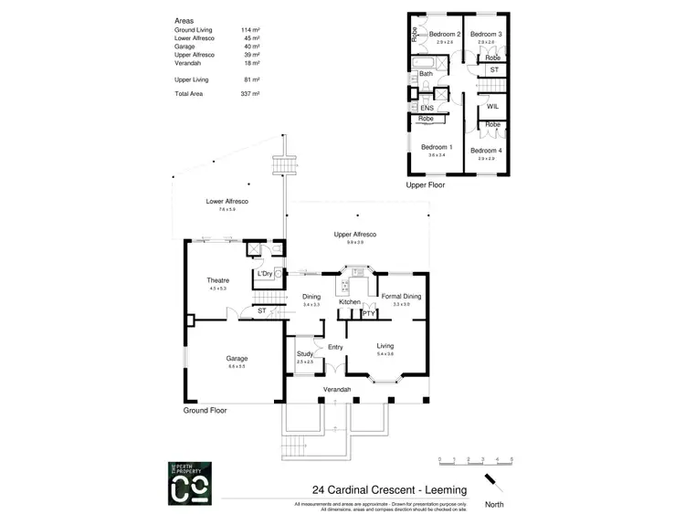 Floorplan of Homely house listing, 24 Cardinal Crescent, Leeming WA 6149