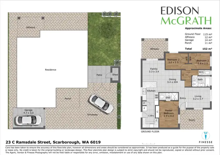Floorplan of Homely villa listing, 23C Ramsdale Street, Scarborough WA 6019