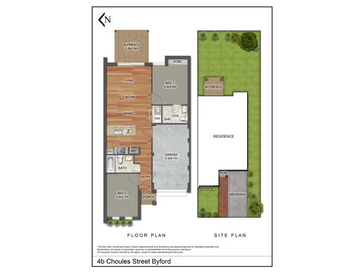 Floorplan of Homely house listing, 4B Choules Street, Byford WA 6122