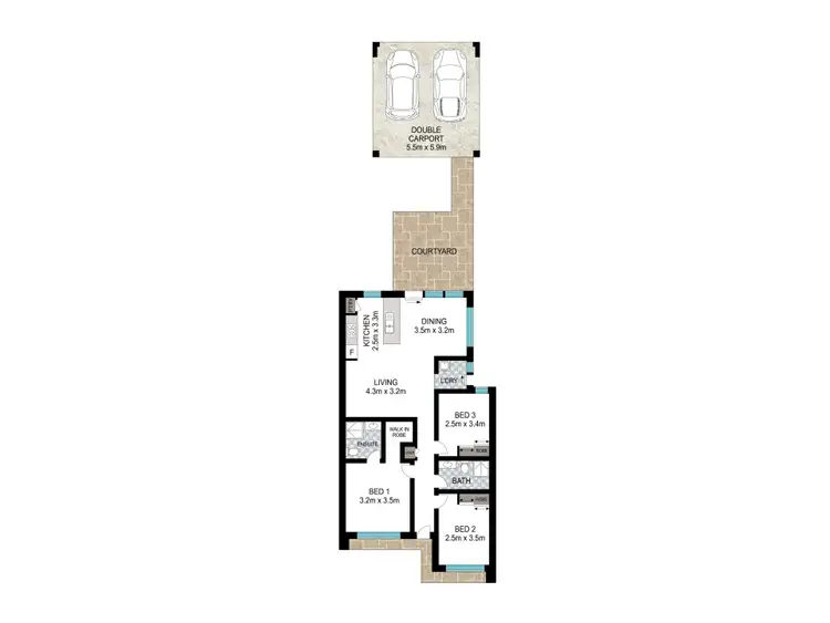 Floorplan of Homely house listing, 423 Parade Road, Dalyellup WA 6230