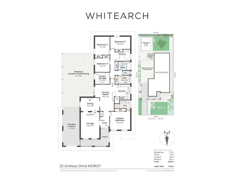 Floorplan of Homely house listing, 22 Lindsay Drive, Morley WA 6062