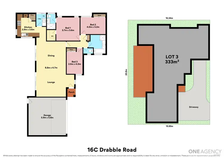 Floorplan of Homely house listing, 16C Drabble Road, Scarborough WA 6019