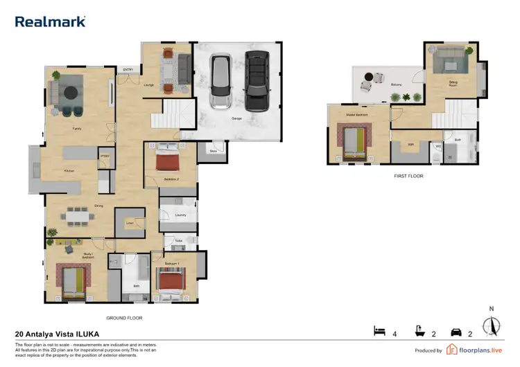 Floorplan of Homely house listing, 20 Antalya Vista, Iluka WA 6028