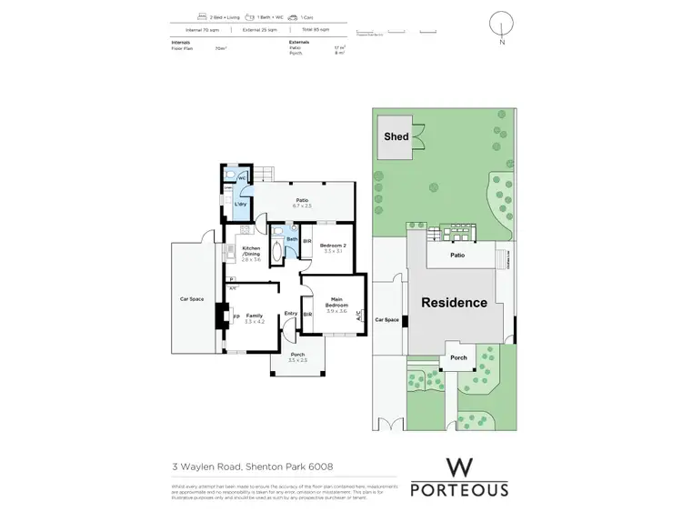 Floorplan of Homely house listing, 3 Waylen Road, Shenton Park WA 6008