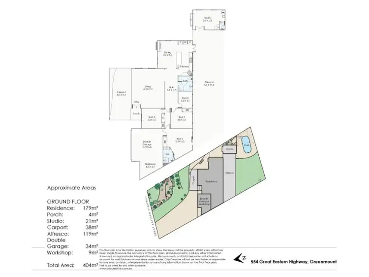 Floorplan of Homely house listing, 554 Great Eastern Highway, Greenmount WA 6056