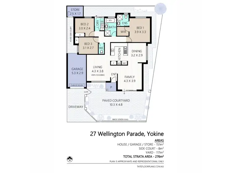 Floorplan of Homely house listing, 27 Wellington Parade, Yokine WA 6060