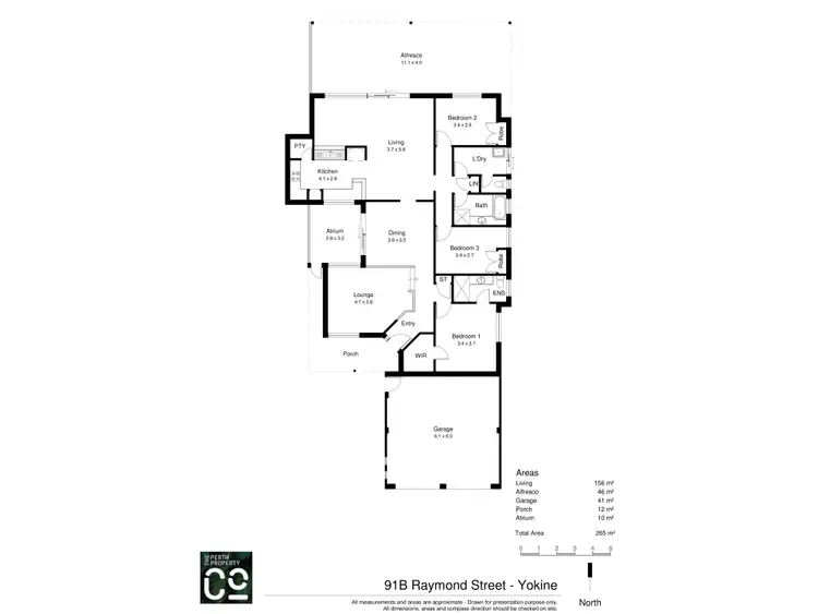 Floorplan of Homely house listing, 91B Raymond Street, Yokine WA 6060
