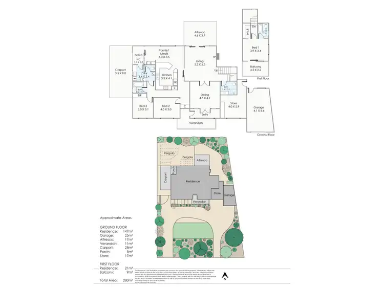 Floorplan of Homely house listing, 4 Traylen Road, Kalamunda WA 6076