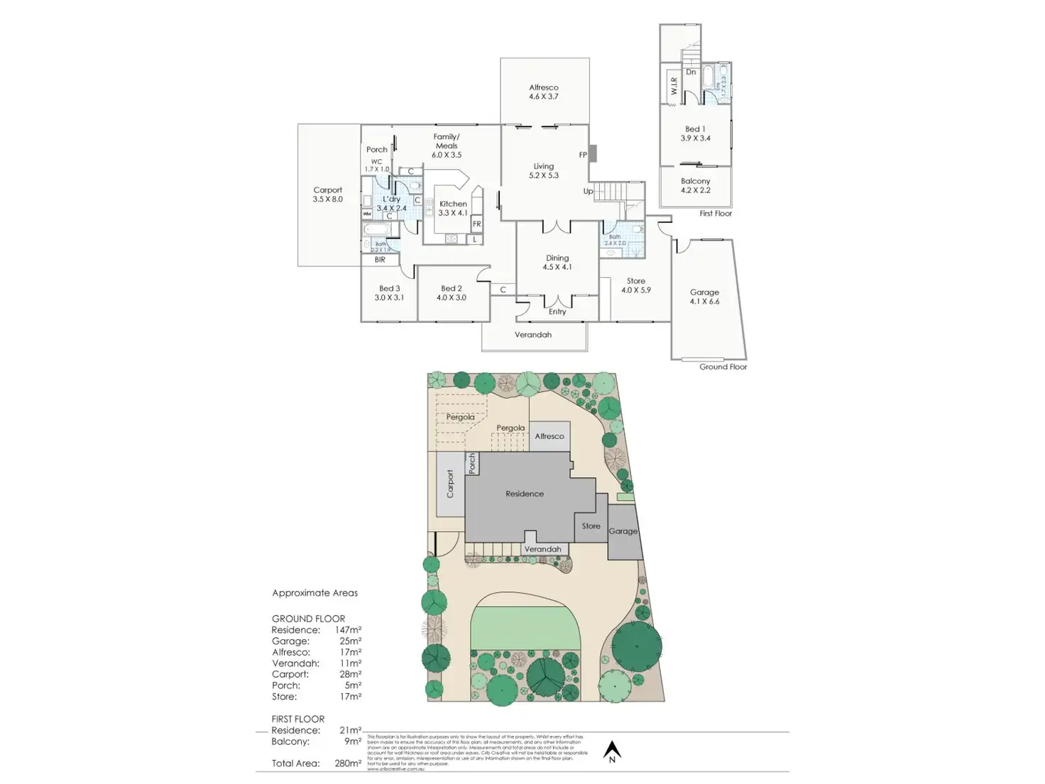 Floorplan of Homely house listing, 4 Traylen Road, Kalamunda WA 6076