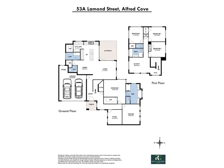 Floorplan of Homely house listing, 53a Lamond Street, Alfred Cove WA 6154