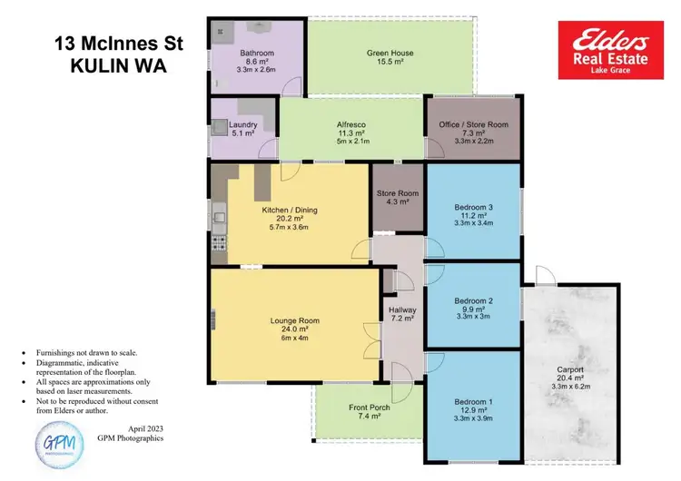 Floorplan of Homely house listing, 13 McInnes Street, Kulin WA 6365