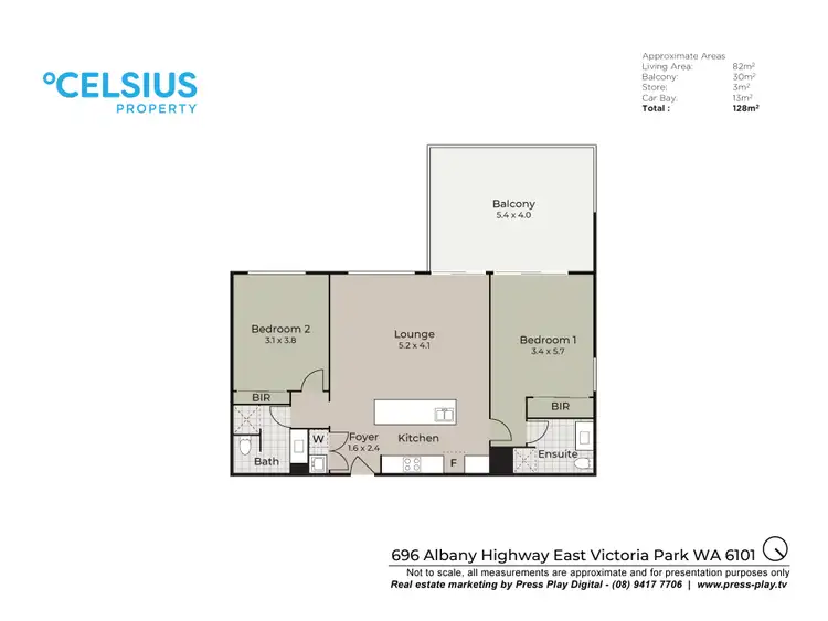 Floorplan of Homely apartment listing, 14/696 Albany Highway, East Victoria Park WA 6101