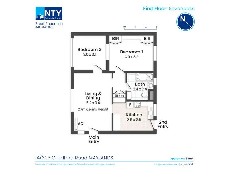 Floorplan of Homely apartment listing, 14/303 Guildford Road, Maylands WA 6051