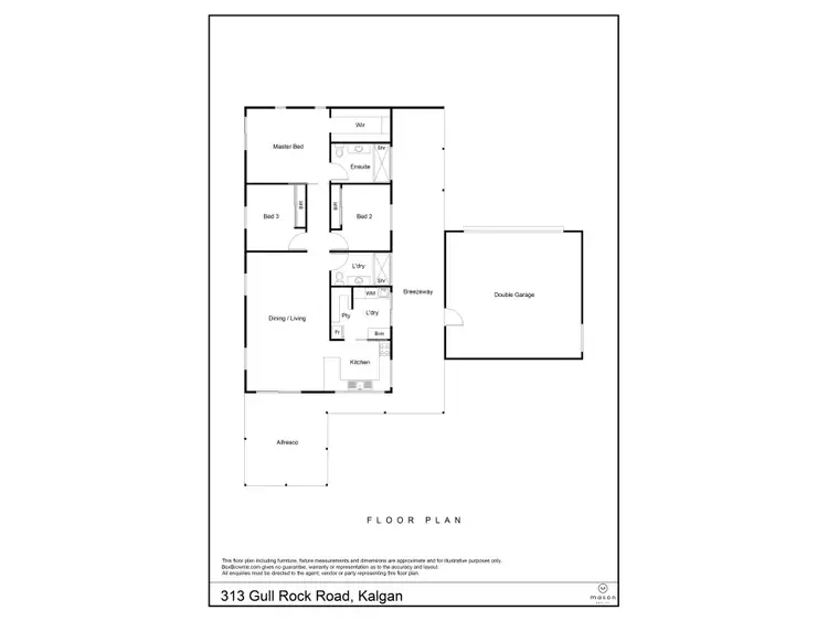 Floorplan of Homely house listing, 313 Gull Rock Road, Kalgan WA 6330
