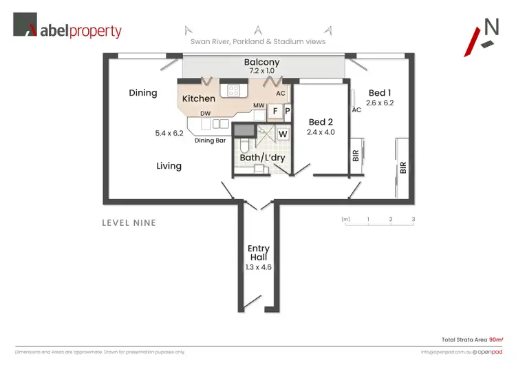 Floorplan of Homely apartment listing, 94/96 Guildford Road, Mount Lawley WA 6050