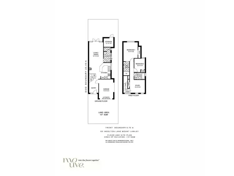 Floorplan of Homely townhouse listing, 69 Ingleton Lane, Mount Lawley WA 6050
