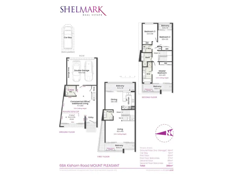 Floorplan of Homely house listing, 68A Kishorn Road, Mount Pleasant WA 6153
