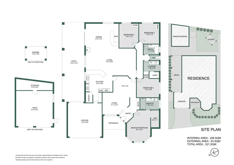 Floorplan of Homely house listing, 18 Murphy Crescent, Bertram WA 6167