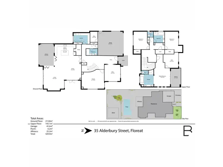 Floorplan of Homely house listing, 35 Alderbury Street, Floreat WA 6014
