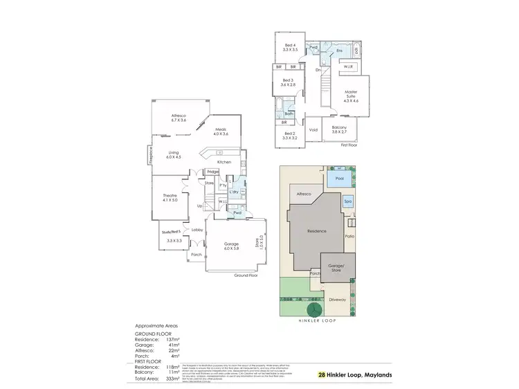 Floorplan of Homely house listing, 28 Hinkler Loop, Maylands WA 6051