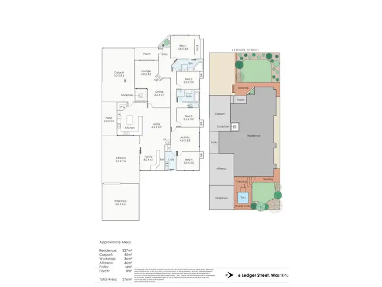 Floorplan of Homely house listing, 6 Ledger Street, Warnbro WA 6169