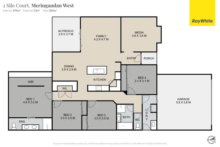 Floorplan of Homely house listing, 2 Silo Court, Meringandan West QLD 4352