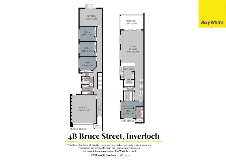 Floorplan of Homely house listing, 4B Bruce Street, Inverloch VIC 3996