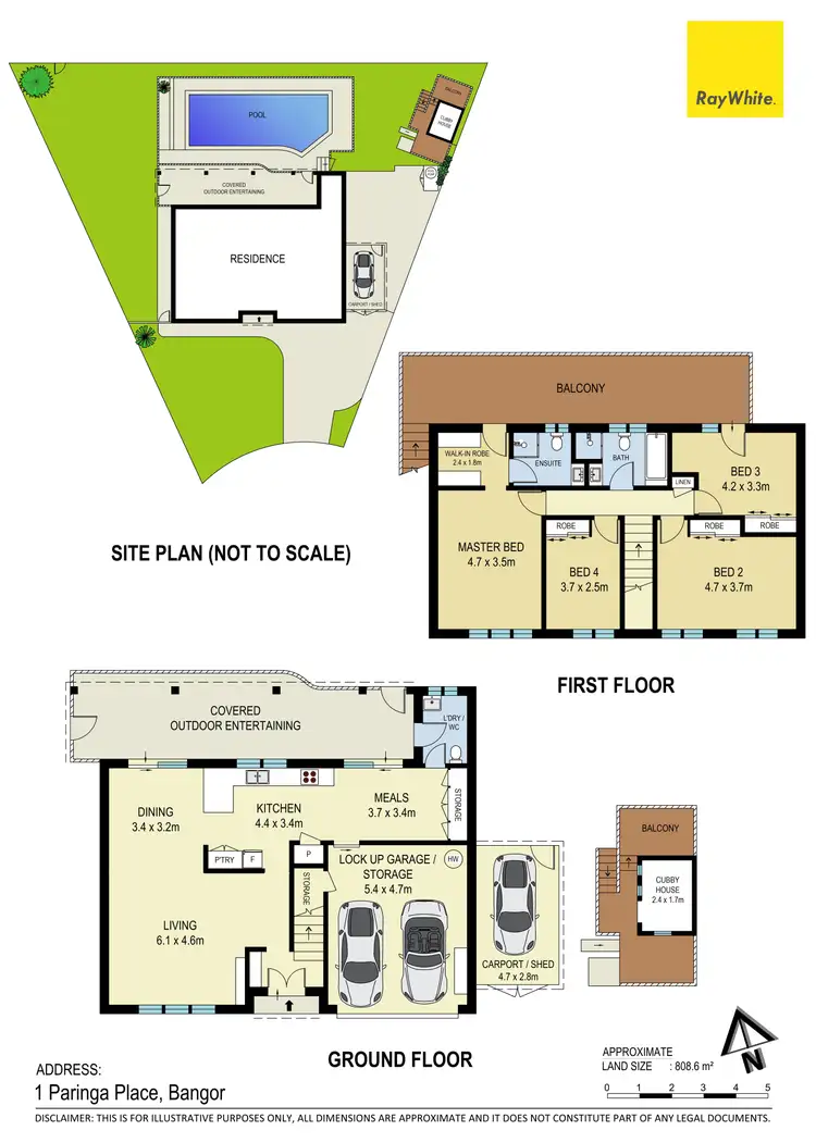 Floorplan of Homely house listing, 1 Paringa Place, Bangor NSW 2234