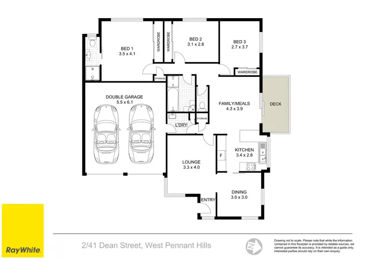 Floorplan of Homely house listing, 2/41 Dean Street, West Pennant Hills NSW 2125