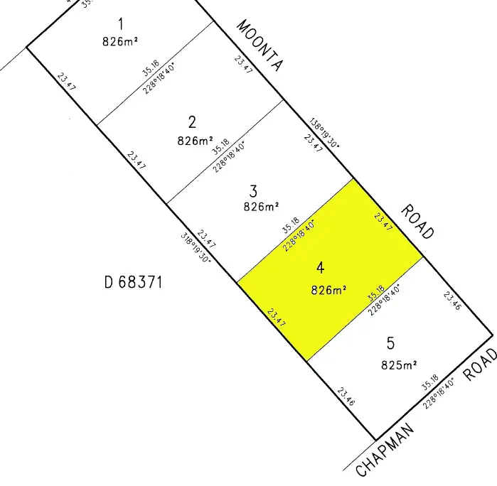 Floorplan of Homely land listing, 98 Moonta Road, Moonta Bay SA 5558