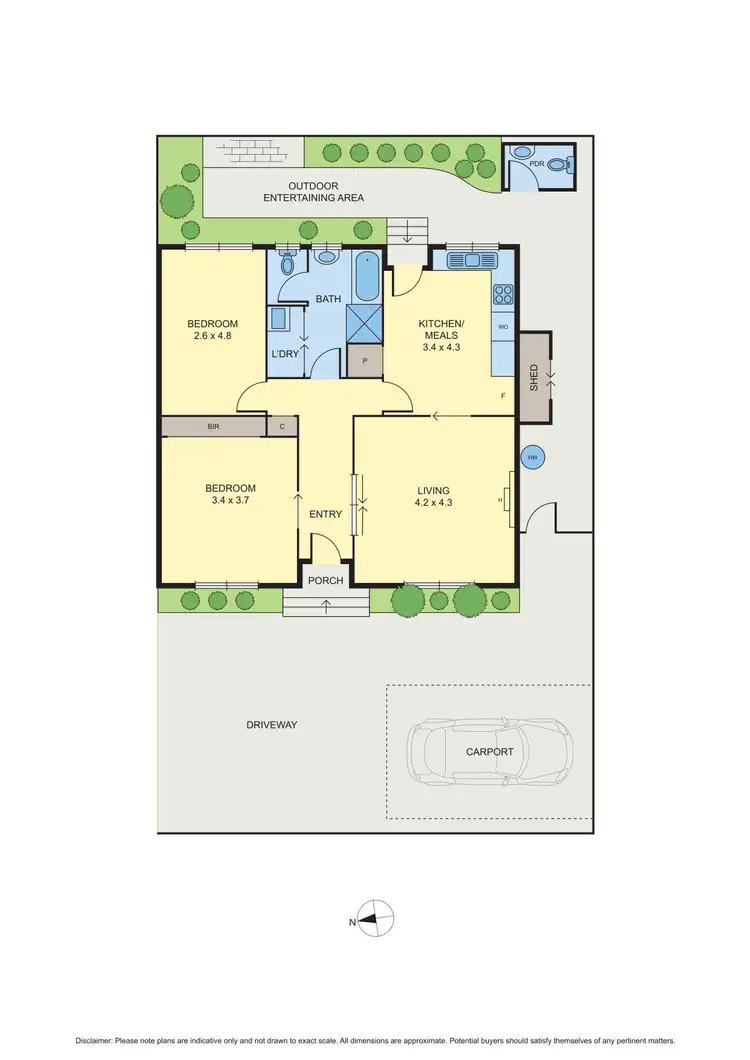 Floorplan of Homely villa listing, 4/48 The Grove, Coburg VIC 3058