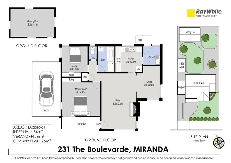 Floorplan of Homely house listing, 231 The Boulevarde, Miranda NSW 2228