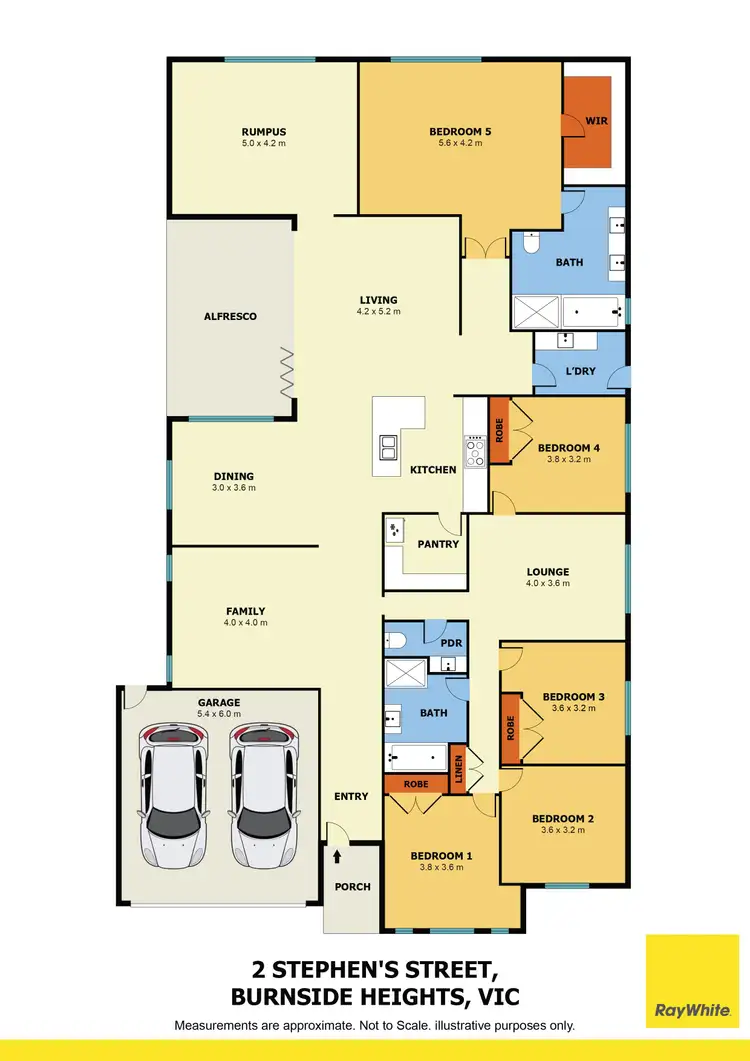 Floorplan of Homely house listing, 2 Stephen Street, Burnside Heights VIC 3023