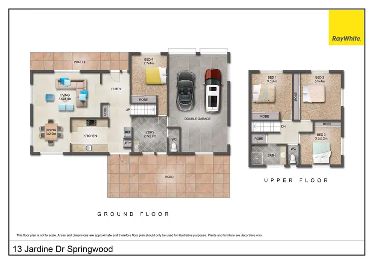 Floorplan of Homely house listing, 13 Jardine Drive, Springwood QLD 4127