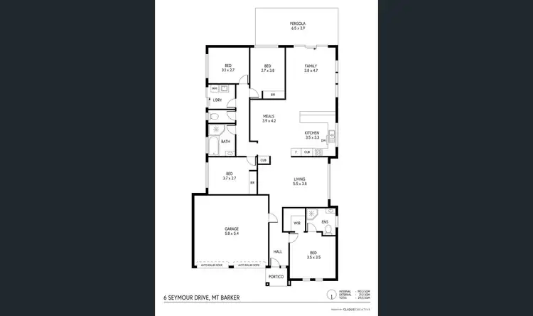 Floorplan of Homely house listing, 6 Seymour Drive, Mount Barker SA 5251