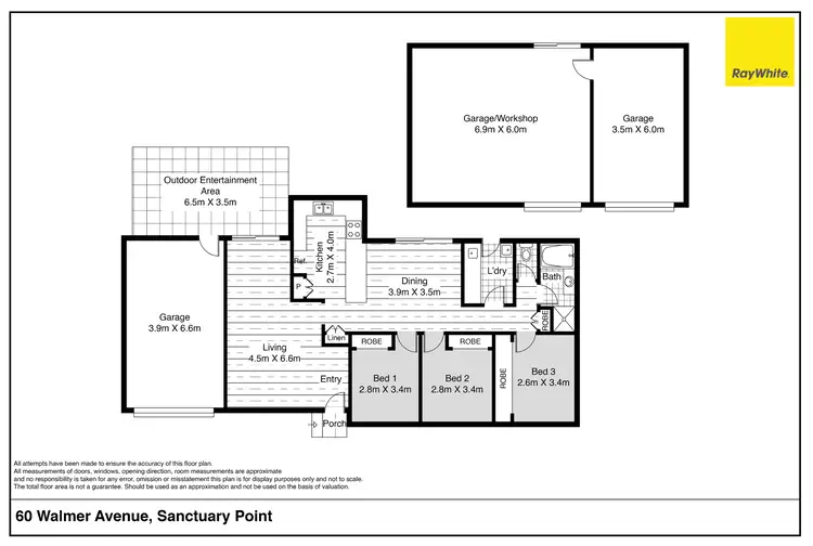 Floorplan of Homely house listing, 60 Walmer Avenue, Sanctuary Point NSW 2540