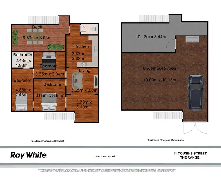 Floorplan of Homely house listing, 11 Cousins Street, The Range QLD 4700
