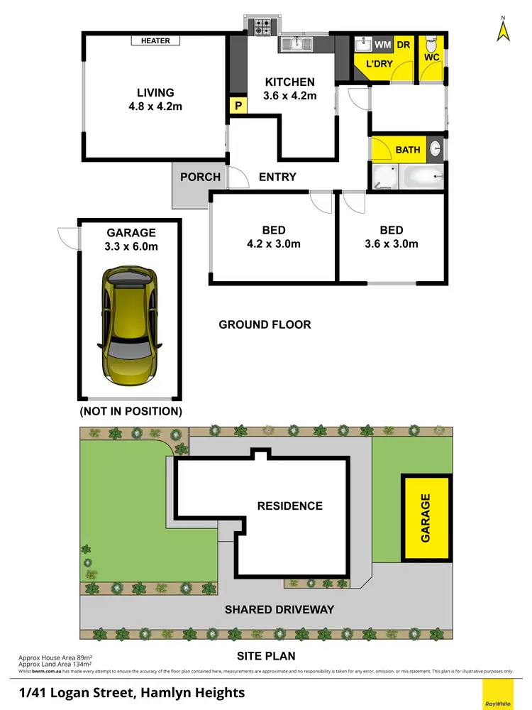 Floorplan of Homely house listing, 1/41 Logan Street, Hamlyn Heights VIC 3215