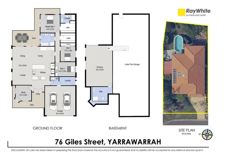 Floorplan of Homely house listing, 76 Giles Street, Yarrawarrah NSW 2233