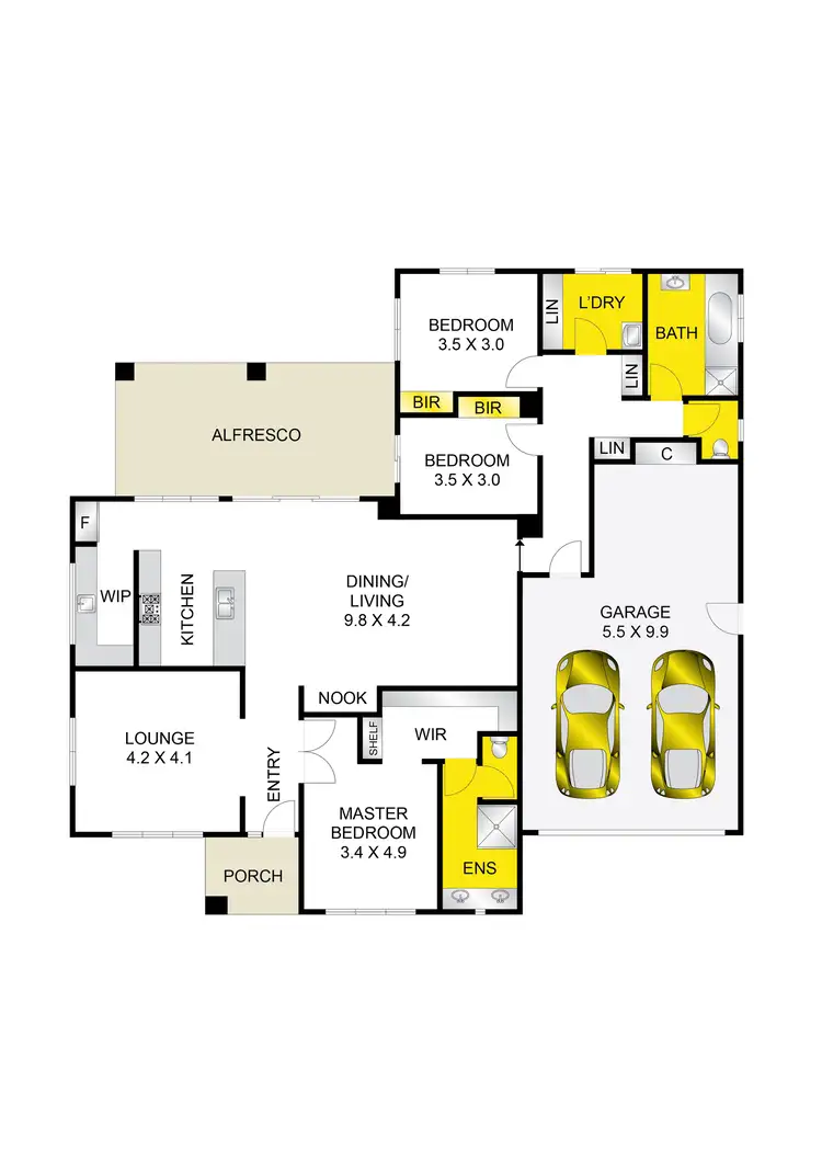 Floorplan of Homely house listing, 20 Waterloo Plains Crescent, Winchelsea VIC 3241