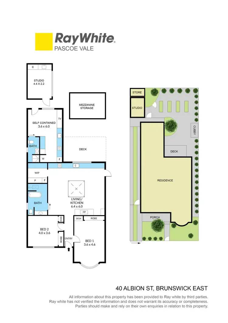 Floorplan of Homely house listing, 40 Albion Street, Brunswick East VIC 3057