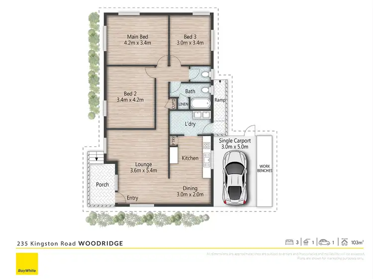 Floorplan of Homely house listing, 235 Kingston Road, Woodridge QLD 4114