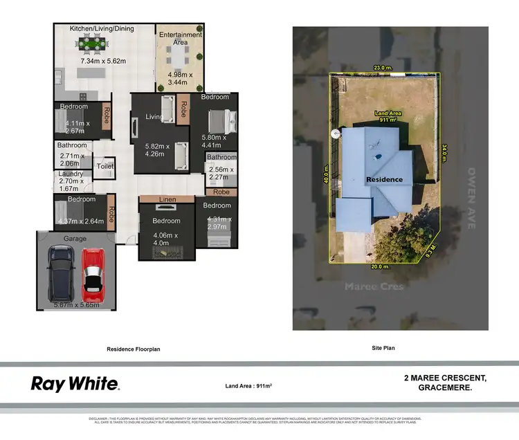 Floorplan of Homely house listing, 2 Maree Crescent, Gracemere QLD 4702
