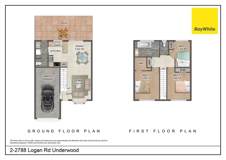Floorplan of Homely townhouse listing, 2/2788 Logan Road, Underwood QLD 4119