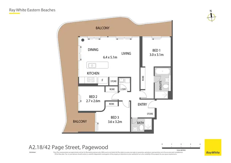 Floorplan of Homely apartment listing, Unit A2.18/42 Page Street, Pagewood NSW 2035