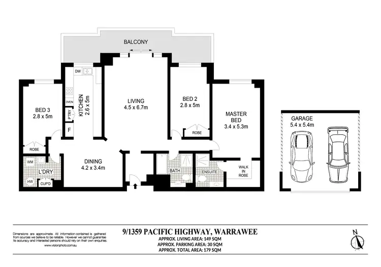 Floorplan of Homely apartment listing, 9/1359 Pacific Highway, Warrawee NSW 2074