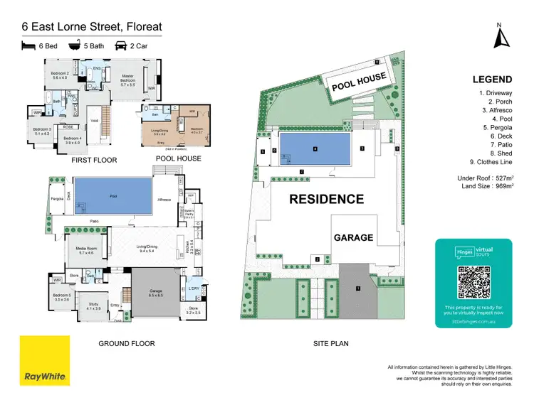 Floorplan of Homely house listing, 6 East Lorne Street, Floreat WA 6014